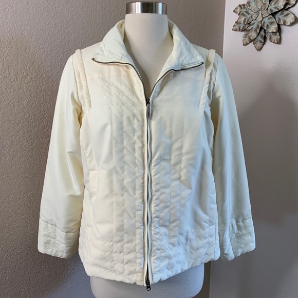 Columbia Short Jacket Trim 100% Cotton Size PL - Picture 8 of 15